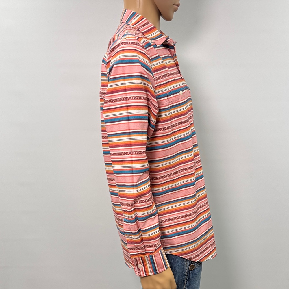 Pendleton Serape Surf Striped Multicolor Board Shirt Size Medium - Picture 7 of 10
